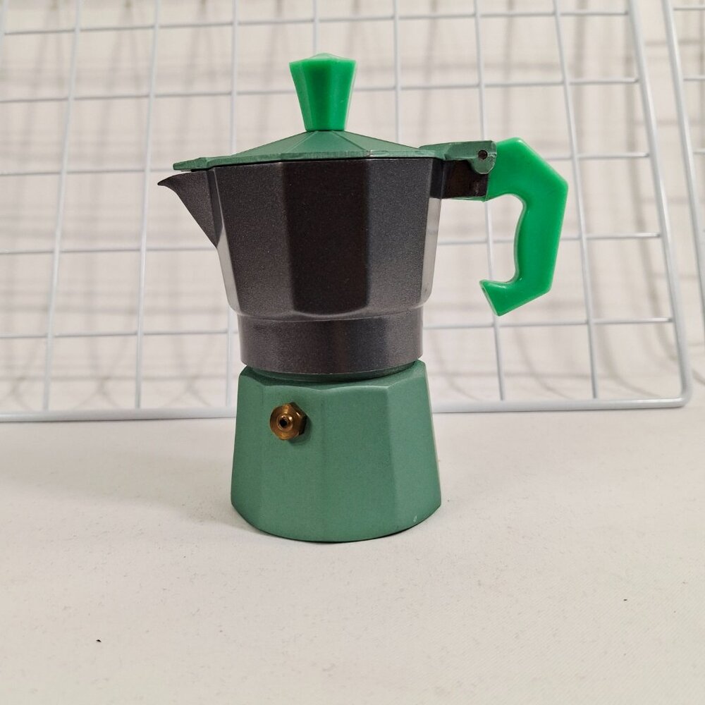 Color Express per Alimenti Moka Pot Stovetop 2 oz Espresso Coffee Maker Italian